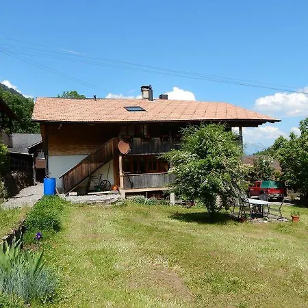 Chalet Kreuz- Fewo I * Saxeten